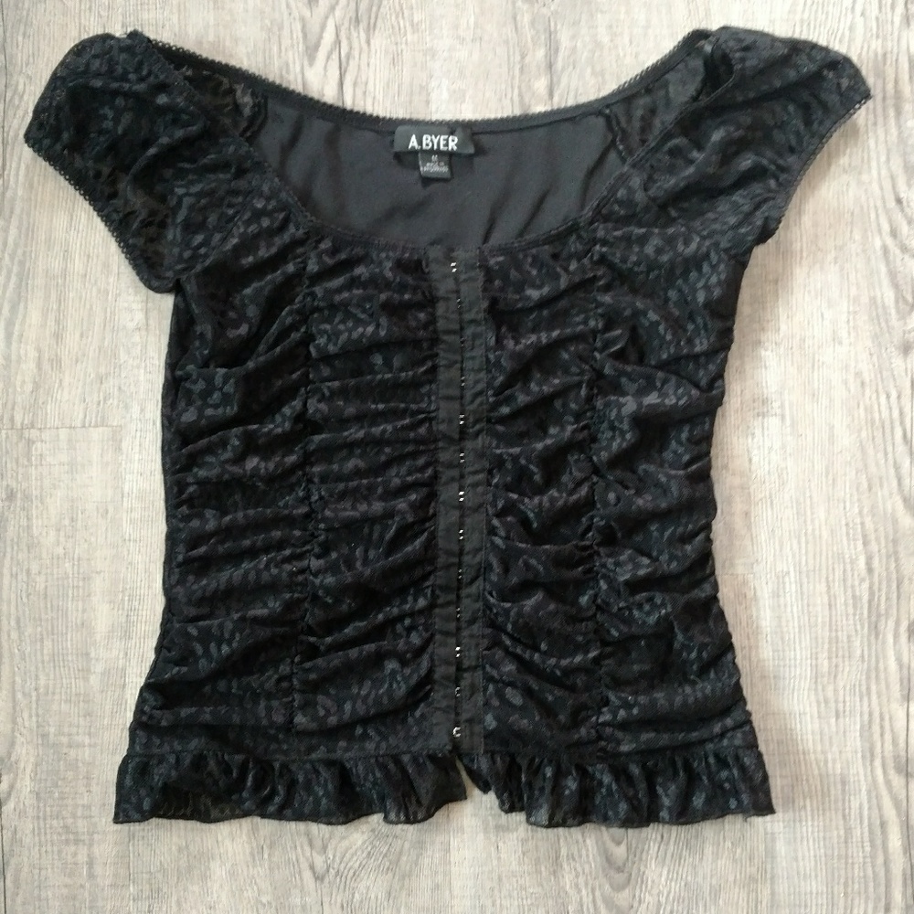 A. Byer Hook & Eye style blouse - Medium - Picture 2 of 6